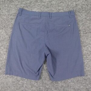 Travis Mathew Shorts Mens 36 Blue Pinstripe Lightweight Performance Golf Pockets